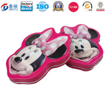 Embossing Mickey Shaped Metal Candy Food Container